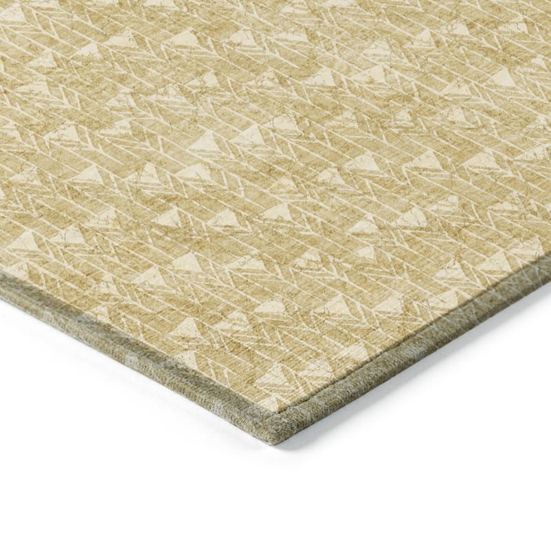 Beve Sleek Geometric Weather Resistant Classic Meets Modern Outdoor Rug