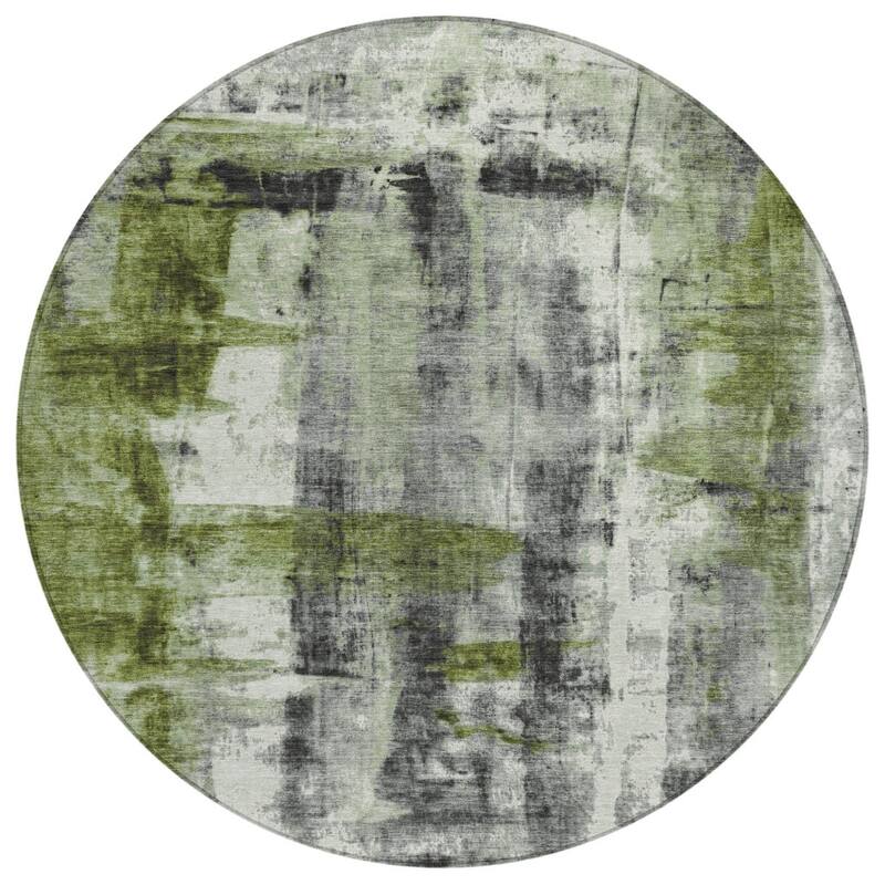 HomeRoots Abstract Transitional Rectangle Outdoor Rug