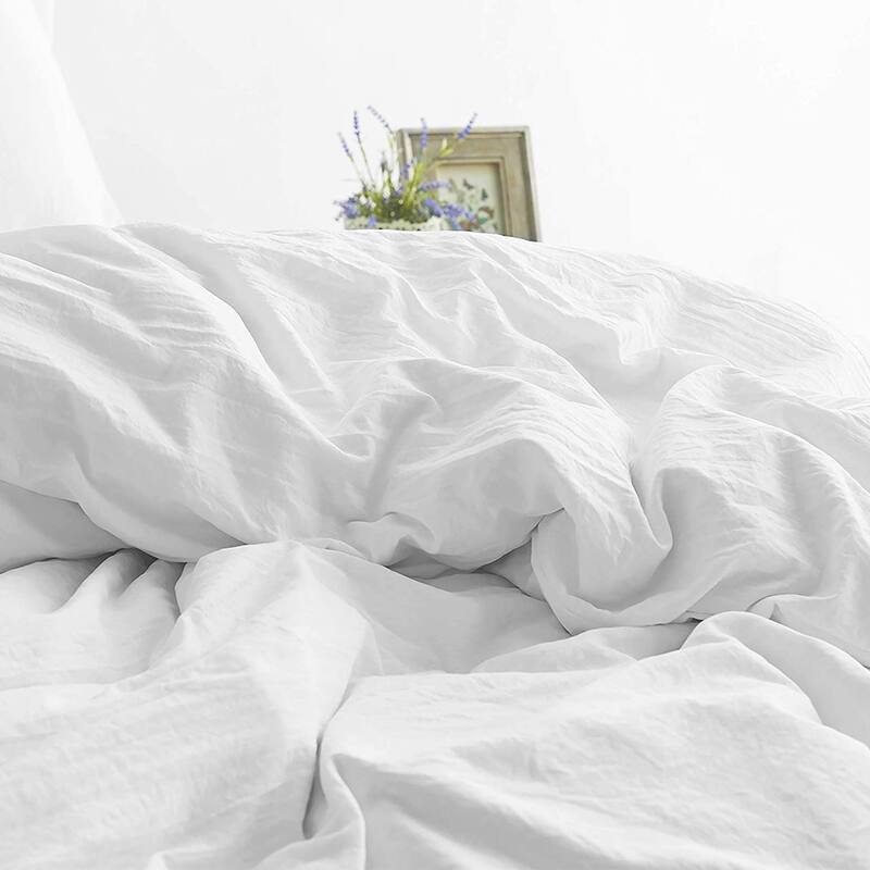Natural Loft Oversized Comforter Set - White