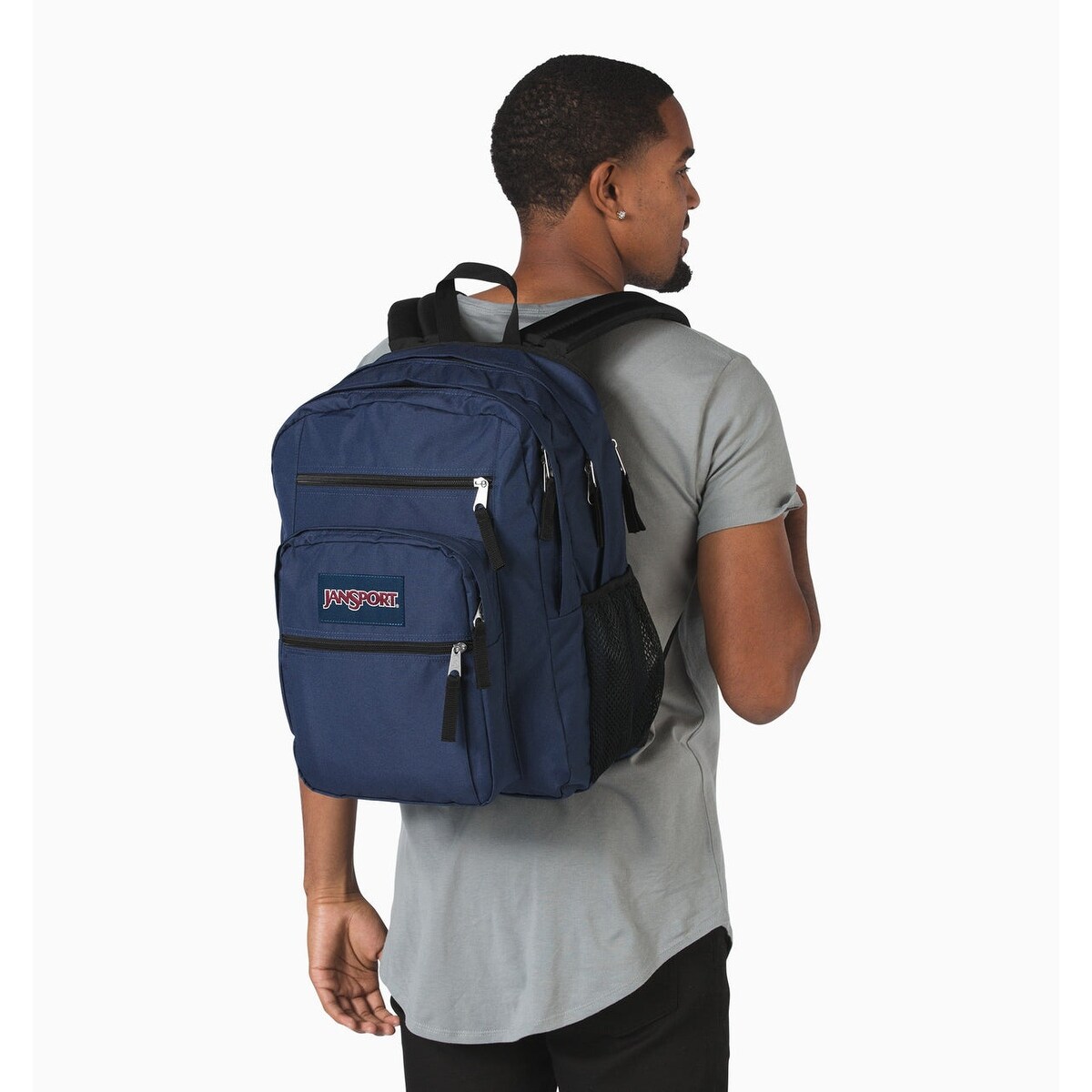 JanSport Big Student Backpack, Ergonomic Shoulder Straps, 15undefined  Laptop - Navy - Bed Bath & Beyond - 42256428