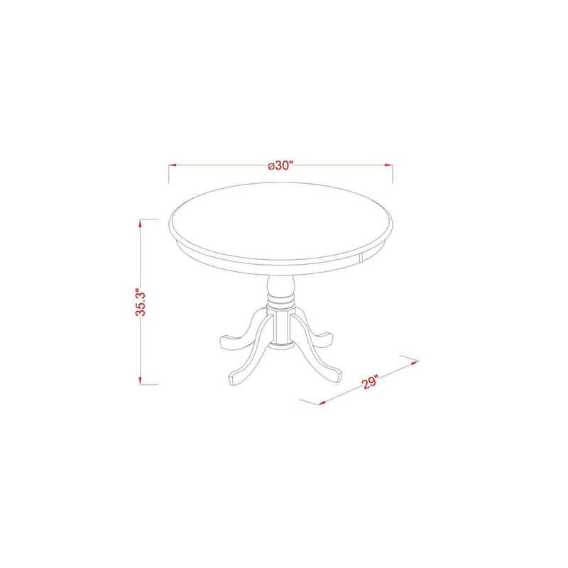Kitchen Pub Table Set - Counter Height Table & Chairs - Dining Set for Small Spaces