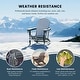 preview thumbnail 8 of 10, Laguna Weather Resistant Outdoor Patio Folding Adirondack Chairs (Set of 2)