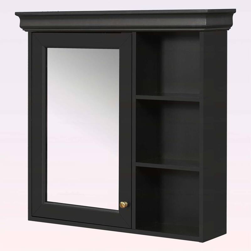 30'' x 28'' Wall-Mounted Bathroom Medicine Cabinet with Mirror,Durable Storage Organizer for Small Spaces