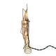 preview thumbnail 3 of 3, Kurt Adler 9.45-Inch UL 10-Light 7-Point Gold Glittered Capiz Star Tree Topper