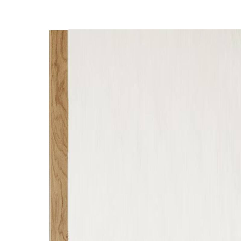 Noe Ruby Dresser Mirror, Natural Brown Oak Veneer, Rectangular 34 x 40 - Natural Oak Brown