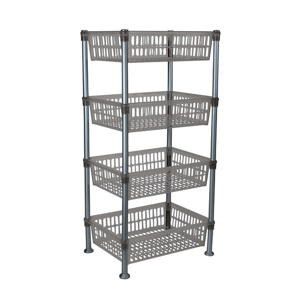 Kitchen Details 4 Tier Slim Shelf
