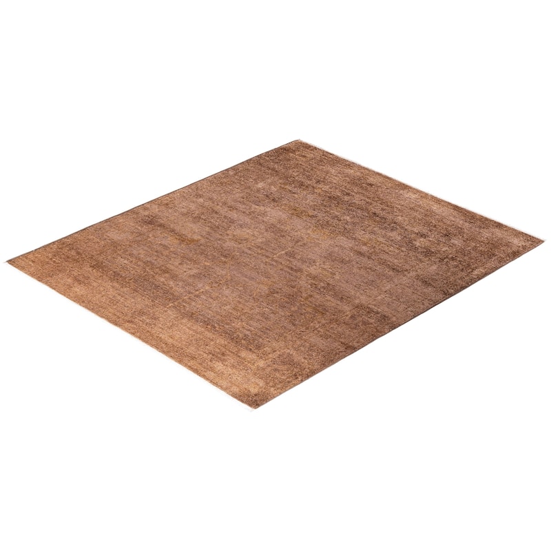 Vibrance One-of-a-Kind Hand-Knotted Area Rug - Beige, 4' 8" x 5' 4" - 4' 8" x 5' 4"