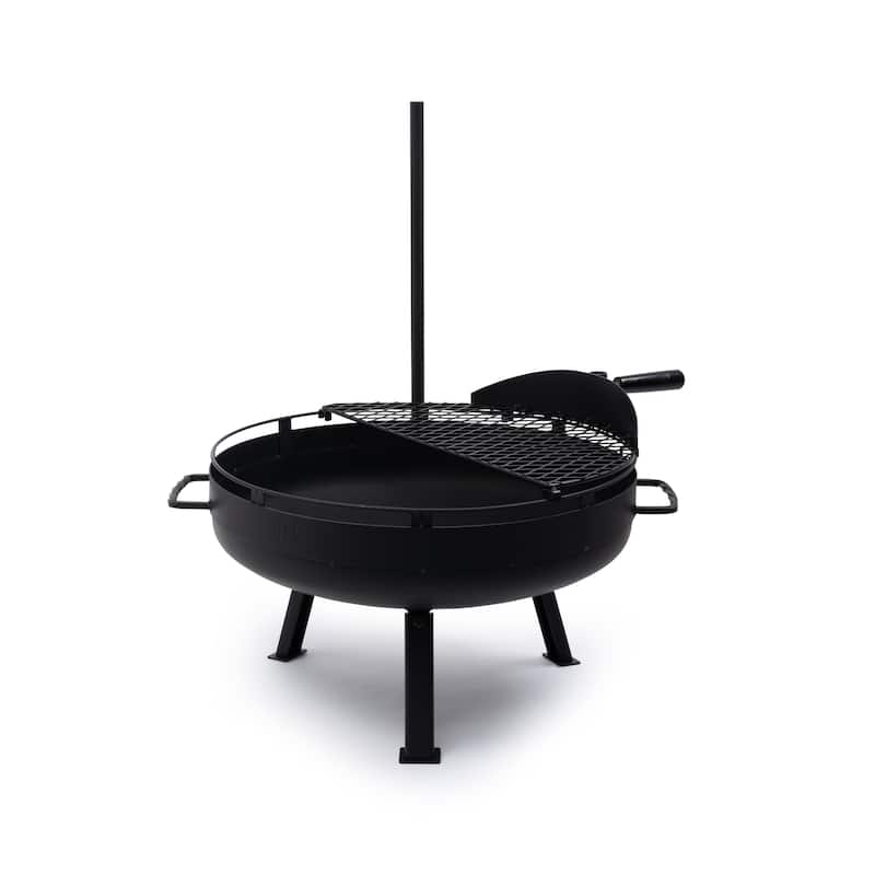 Barebones Cowboy Fire Pit Grill