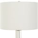preview thumbnail 6 of 5, Upscale Square Column Crystal Base Table Lamp - 28" - Clear