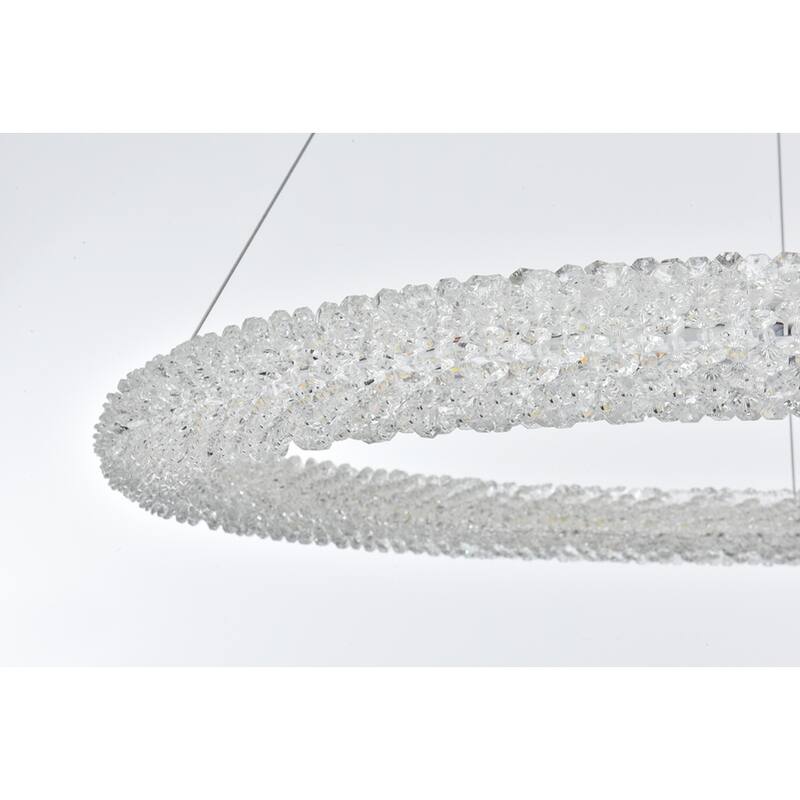 Indigo Home 32 inch Adjustable LED Chandelier