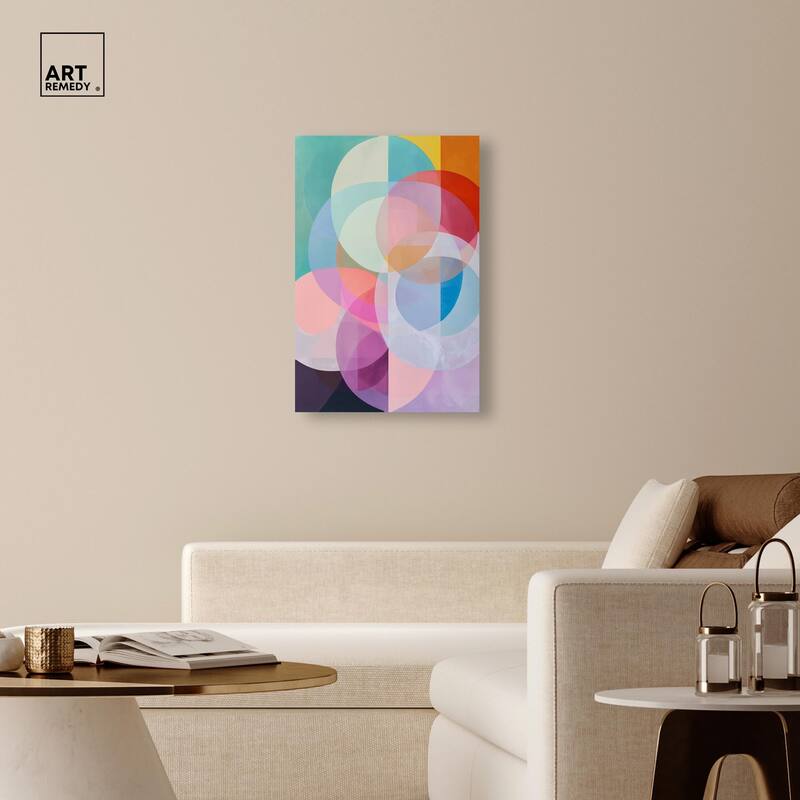 Oneiric Circles II Canvas by Art Remedy, Gallery Wrapped