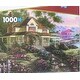 preview thumbnail 4 of 2, Set of 2 Keepsakes 1000 Piece Jigsaw Puzzles | Colorful Cottages
