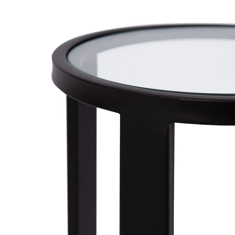 Kate and Laurel Ravalli Round Drink Table - 9x9x20