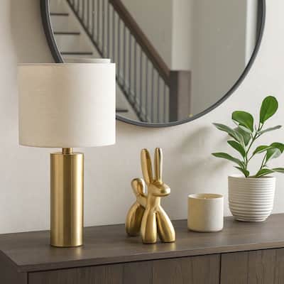 Contemporary Modern Metal Balloon Dog Sculpture Figurine - 8", Gold - 6.5" x 3.25" x 8"
