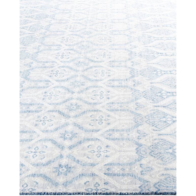 Ikat One-of-a-Kind Hand-Knotted Area Rug, Beige - 8' 2" x 10' 2"
