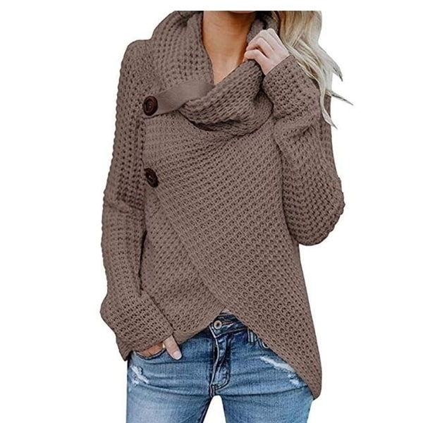 cowl neck wrap sweater