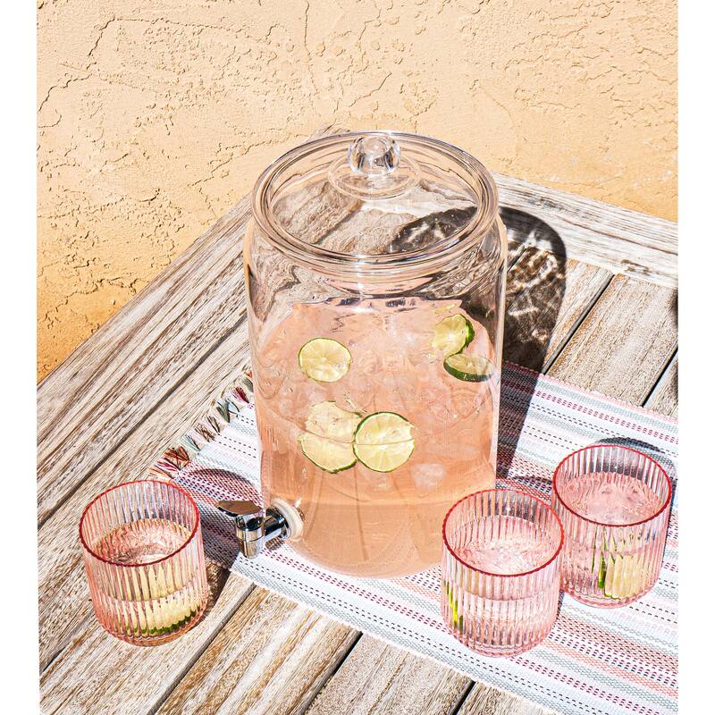 Abode Homewares Belize Acrylic Drink Dispenser - Clear - 245 oz