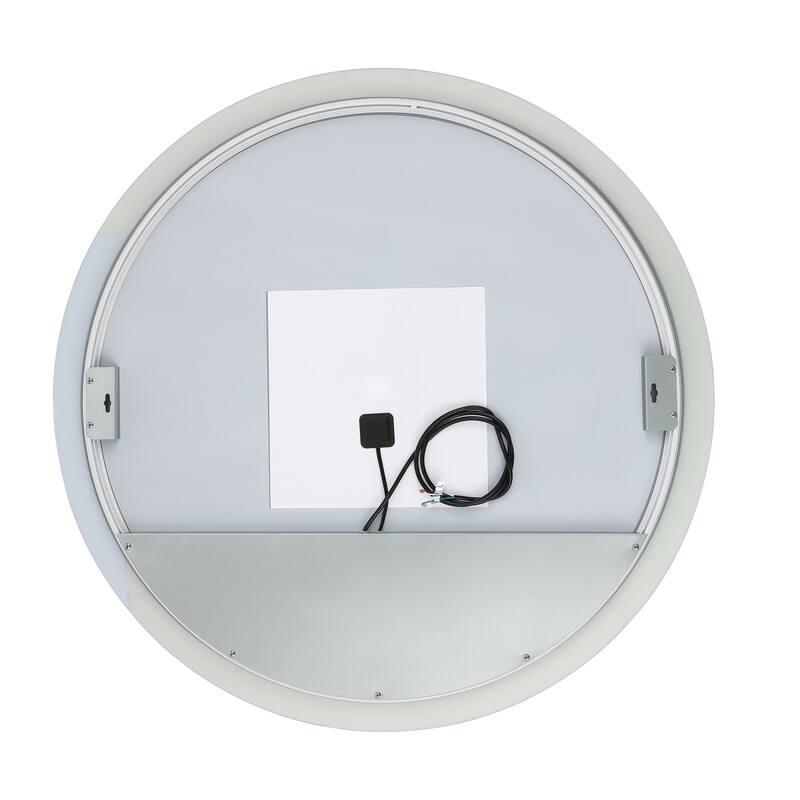SAFAVIEH Tamisha 36" Led Vanity Mirror - Silver / White - 36Wx1Dx36H