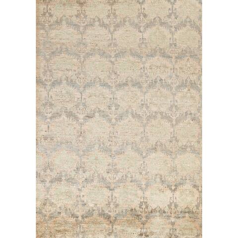 Oushak Oriental Living Room Area Rug Hand-knotted Decorative Carpet - 8'6" x 11'3"