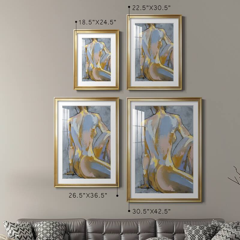 Grey Maiden II Premium Framed Print - Ready to Hang