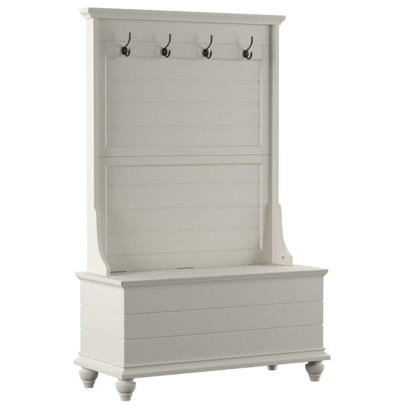 Linon Whitehurst White Hall Tree