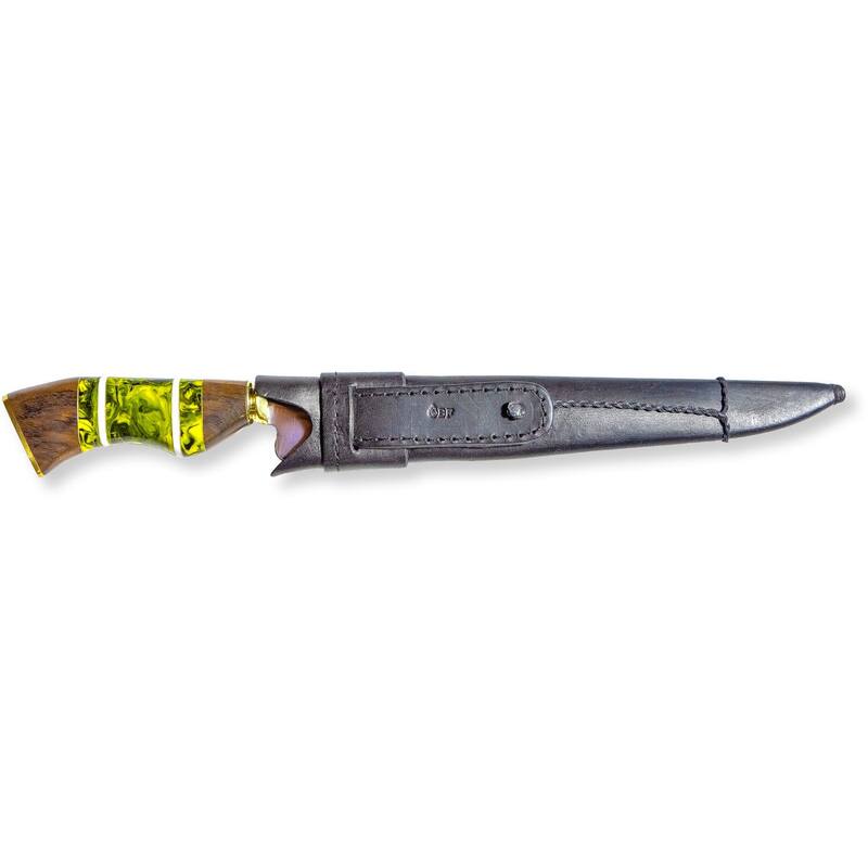 Brazilian Flame Chef Versatile 10-inch Traditional Stainless Steel Knife - Versatile Green