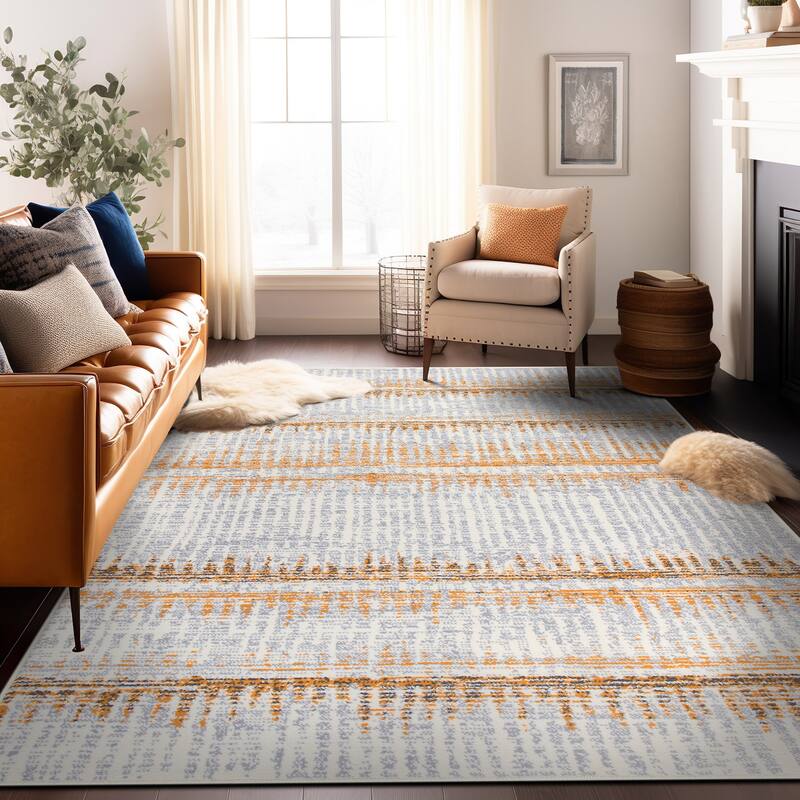 World Rug Gallery Contemporary Bohemian Area rug