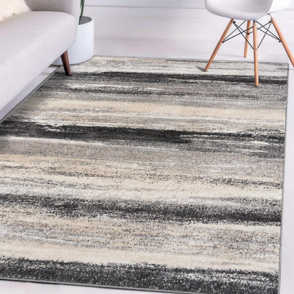 Luxe Weavers Modern Abstract Stripe Area Rug