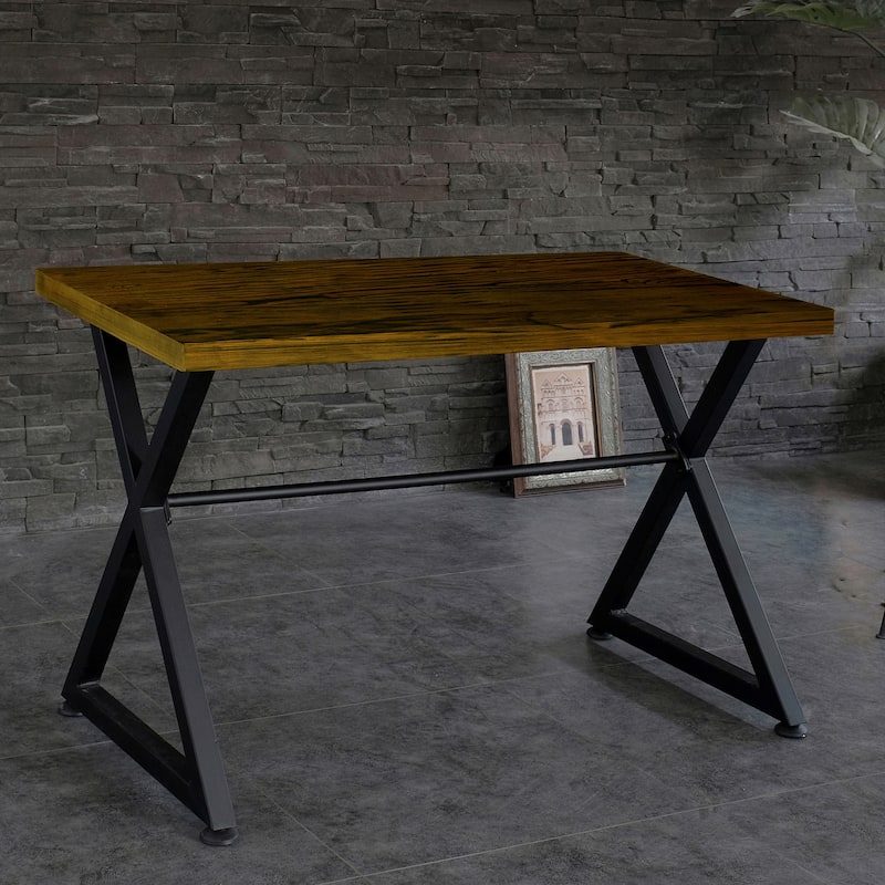 47" Farmhouse Solid Wood Small Rectangular Dining Table for Kitchen Dining Room - 47" L x 23.5" W x 29" H