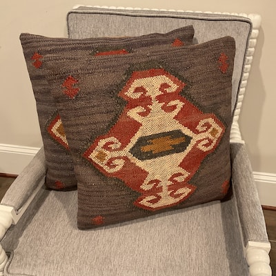 HERAT ORIENTAL Handmade Kilim Throw Pillow Set
