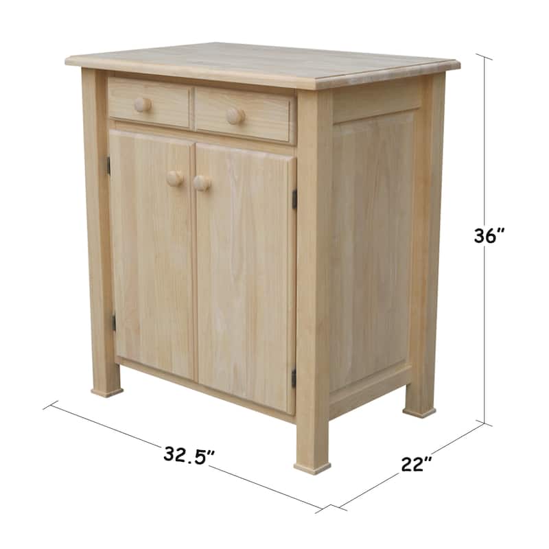 Copper Grove Lew Unfinished Kitchen Island and Work Center