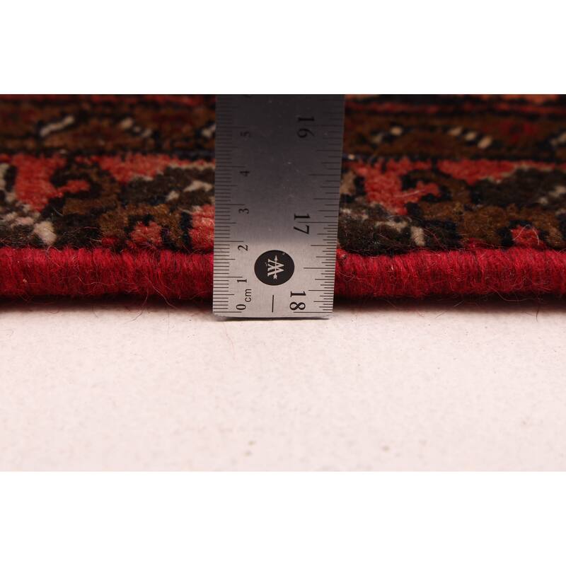 ECARPETGALLERY Hand-knotted Sarabi Dark Red Wool Rug - 9'8 x 12'10