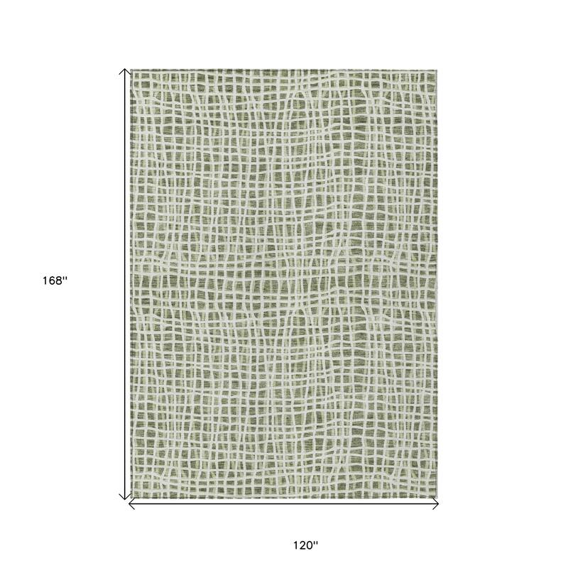 HomeRoots Striped Transitional Rectangle Outdoor Rug