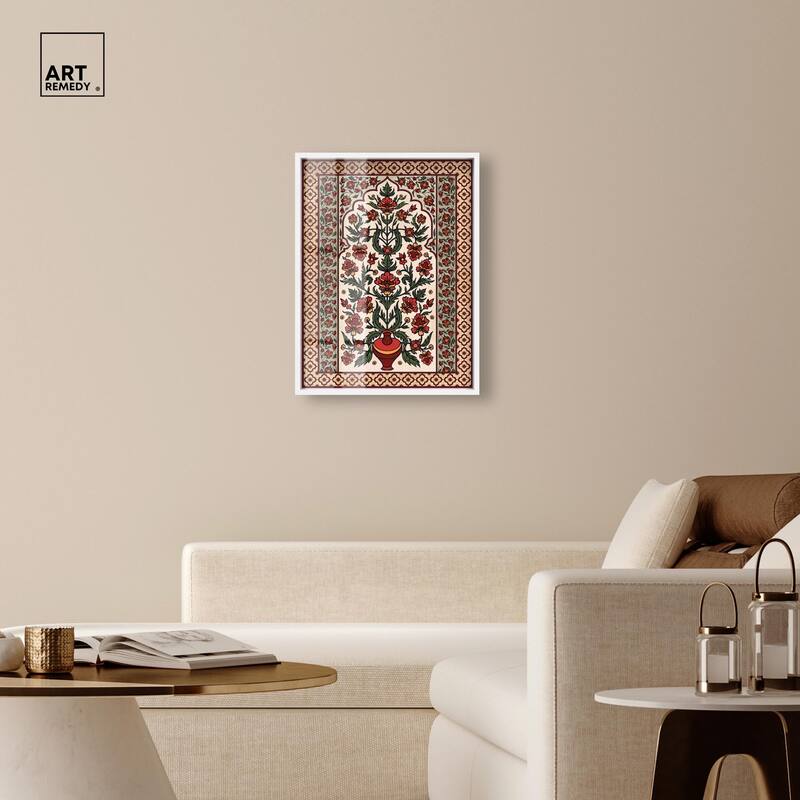 Royal Floral Mat Shadowbox by Art Remedy