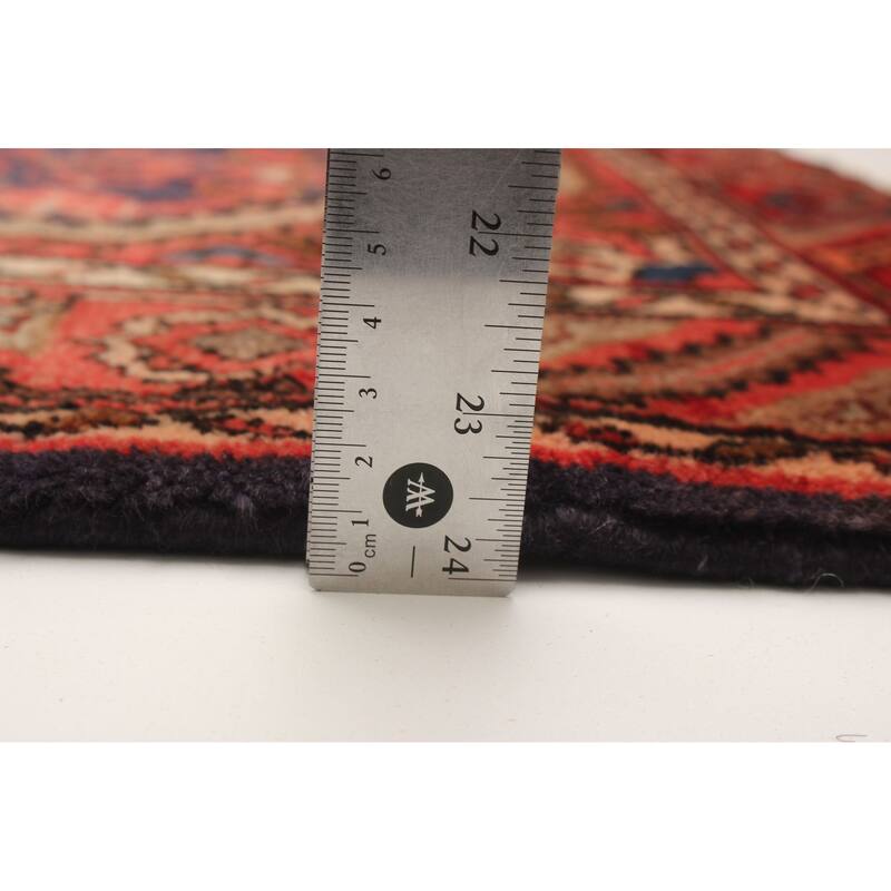 ECARPETGALLERY Hand-knotted Andelz Navy Wool Rug - 3'8 x 9'5