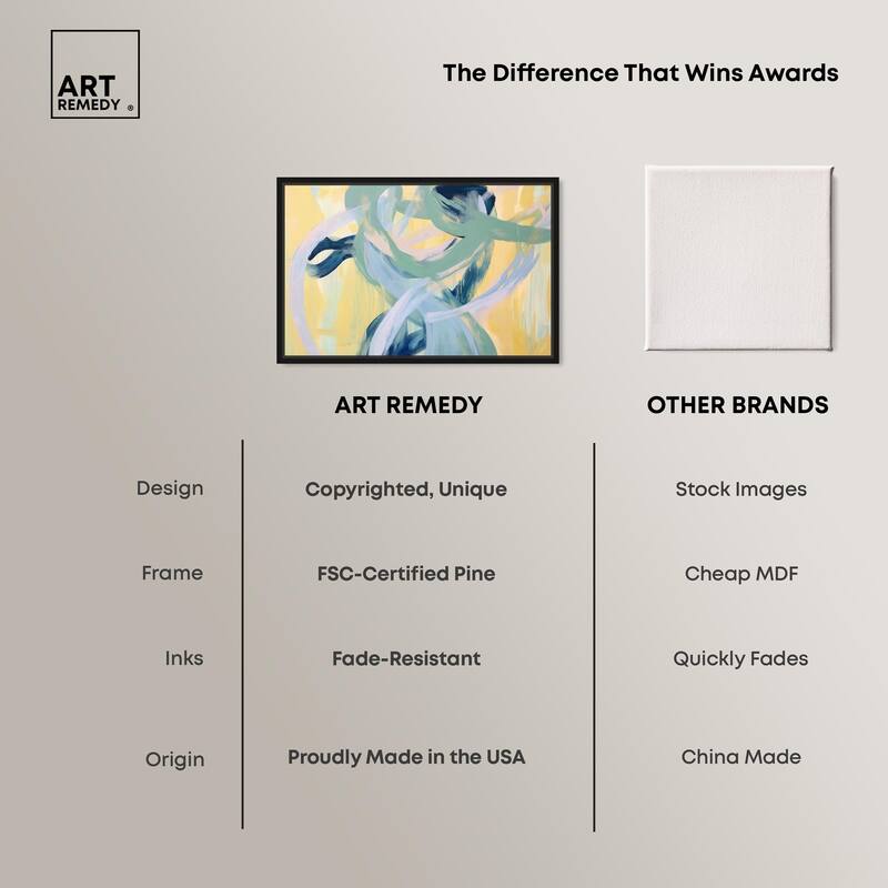 Entangled Embrace I Canvas by Art Remedy