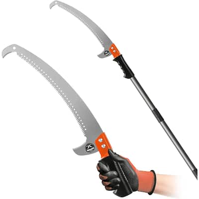 WaLense Pruning Saw Manual Pole Saw with 17 in. Steel Blade