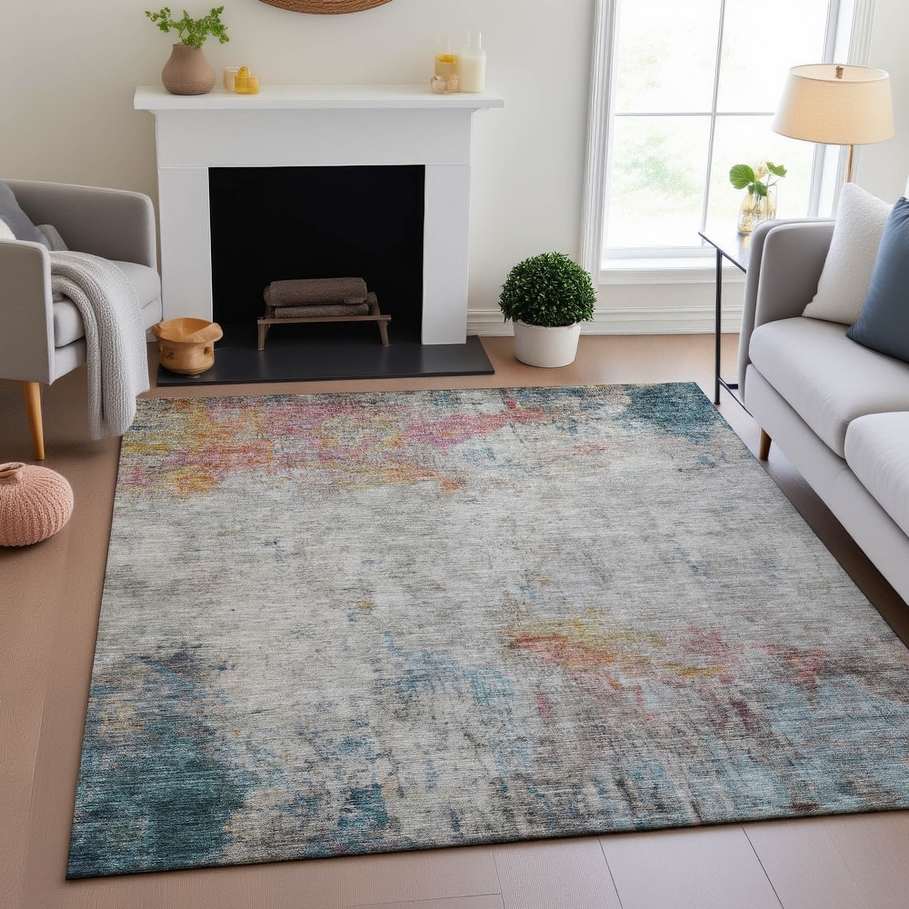Premium Washable Super Soft Abstract Modern Mayfield Rug