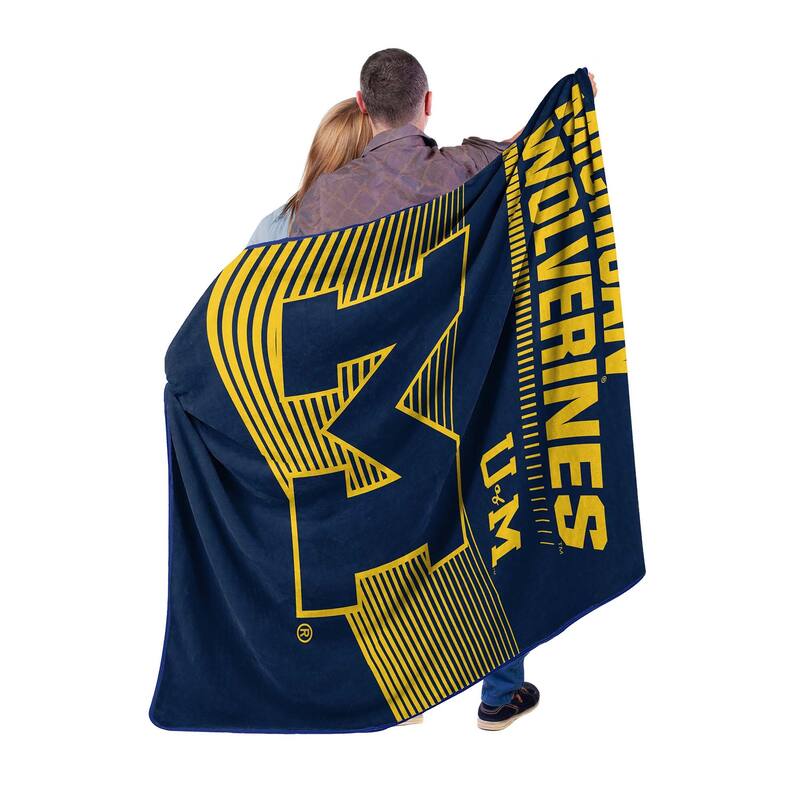 NCAA Michigan Wolverines 60" x 80" Raschel Throw Blanket