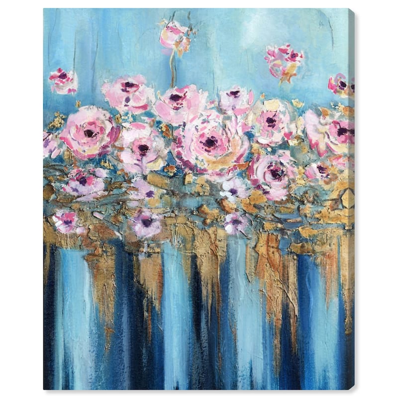 Wynwood Studio Canvas Floral and Botanical Never ending blooms Pink and Light Pink Modern & Contemporary Wall Art Canvas Print