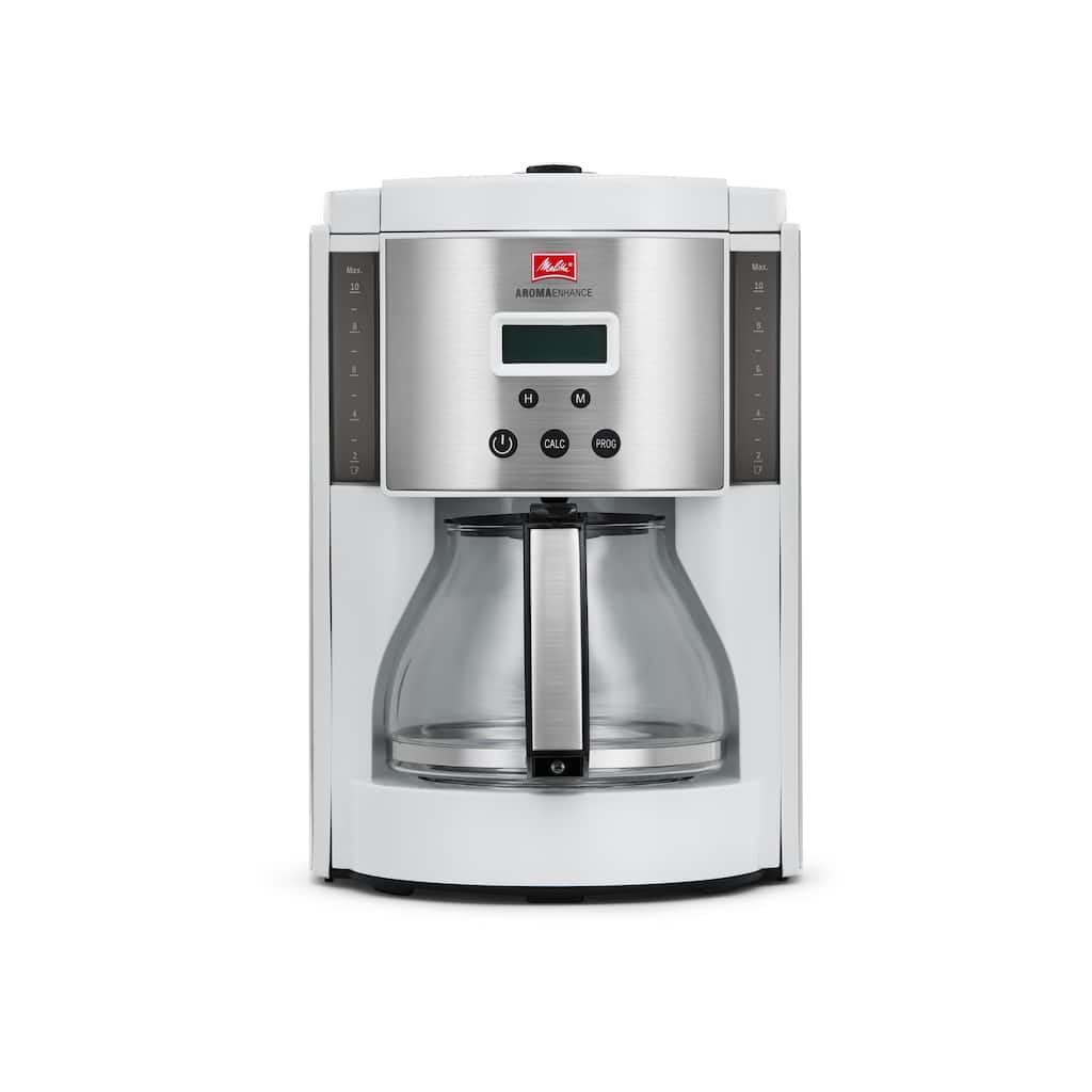 Melitta Aroma Enhance 10-Cup Drip Coffee Maker with Glass Carafe