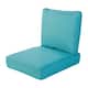 Haven Way Outdoor Seat & Back Cushion Set - 23x26 - Turquoise