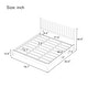 King Size Wood Platform Bed with Gourd Shaped Headboard - Bed Bath ...