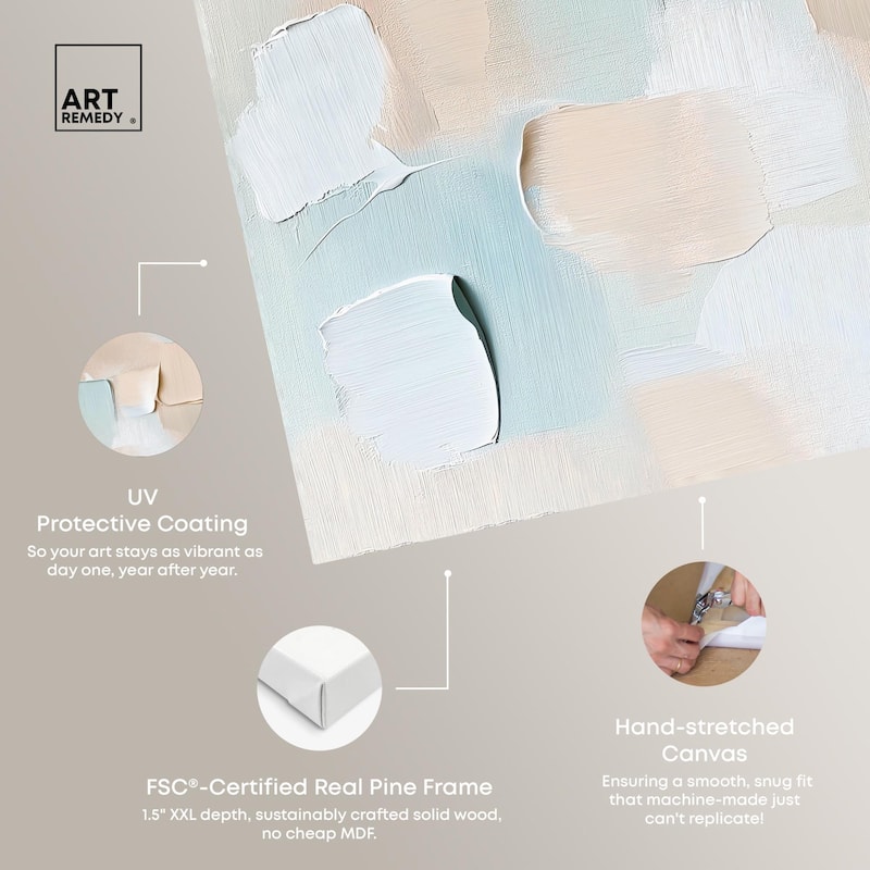 Celadon Haze I Canvas by Art Remedy, Gallery Wrapped
