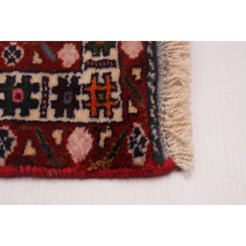 ECARPETGALLERY Hand-knotted Kayseri Vintage Red Wool Rug - 3'3 x 6'4