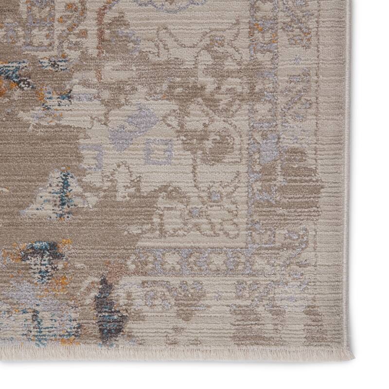 Hammon Abstract Gray/ Gold Area Rug On Sale Bed Bath & Beyond