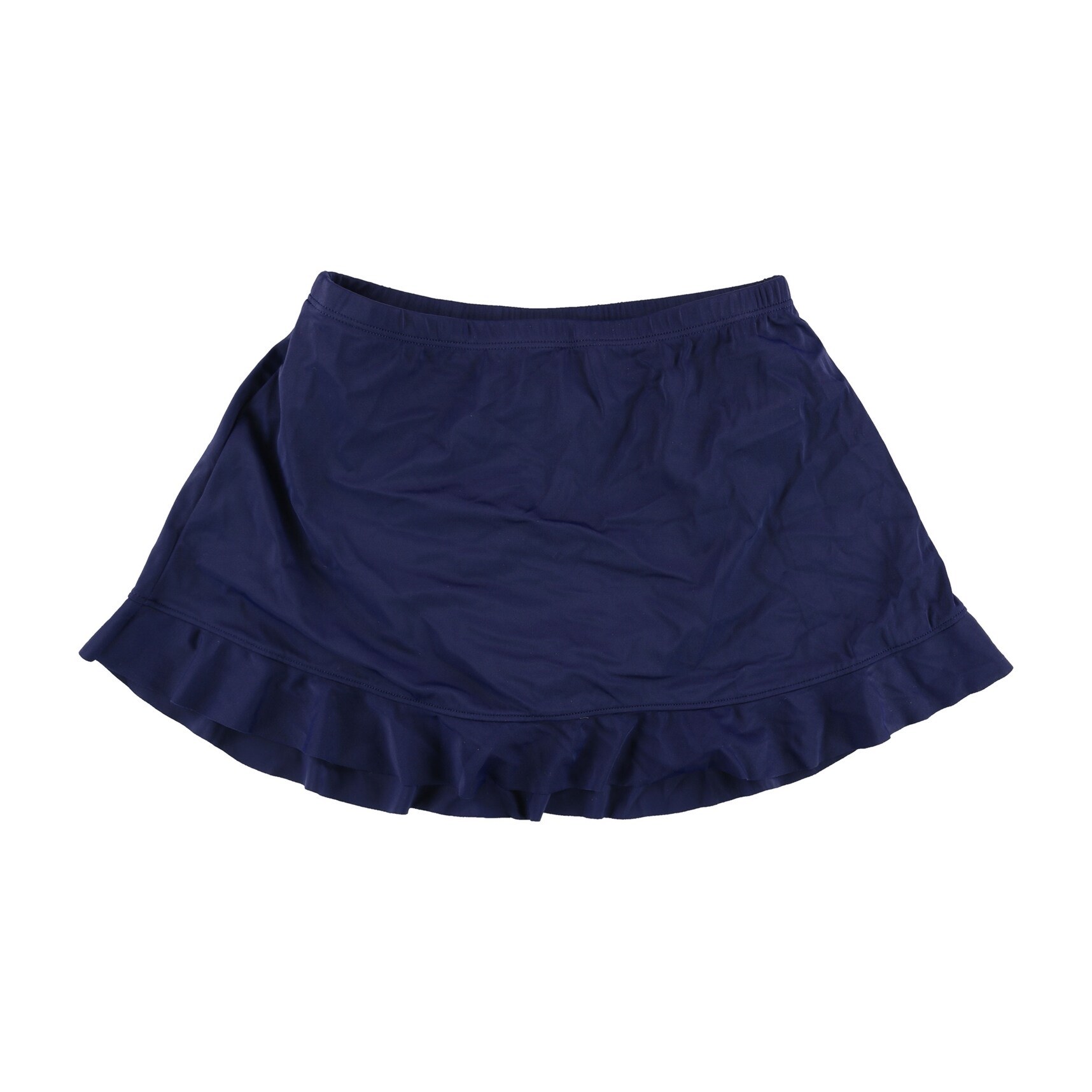 Shop Caribbean Joe Womens Stretchy Skirt Swim Bottom Blue 8