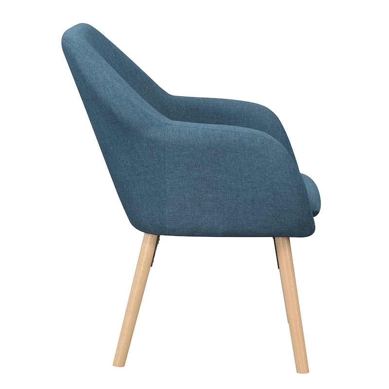 Convenience Concepts Take a Seat Charlotte Wingback Upholstered Accent Armchair