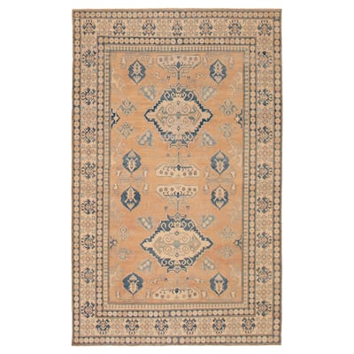 ECARPETGALLERY Hand-knotted Finest Ghazni Copper, Tan Wool Rug - 6'6 x 10'4