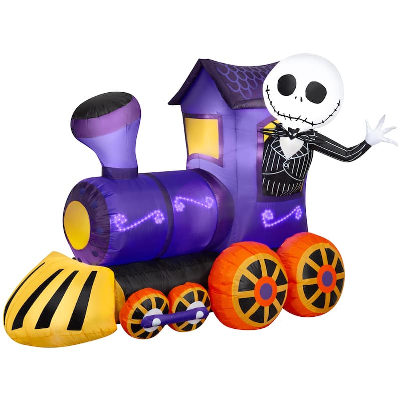 Lightshow Airblown-Jack Skellington in Purple Train Scene-Disney